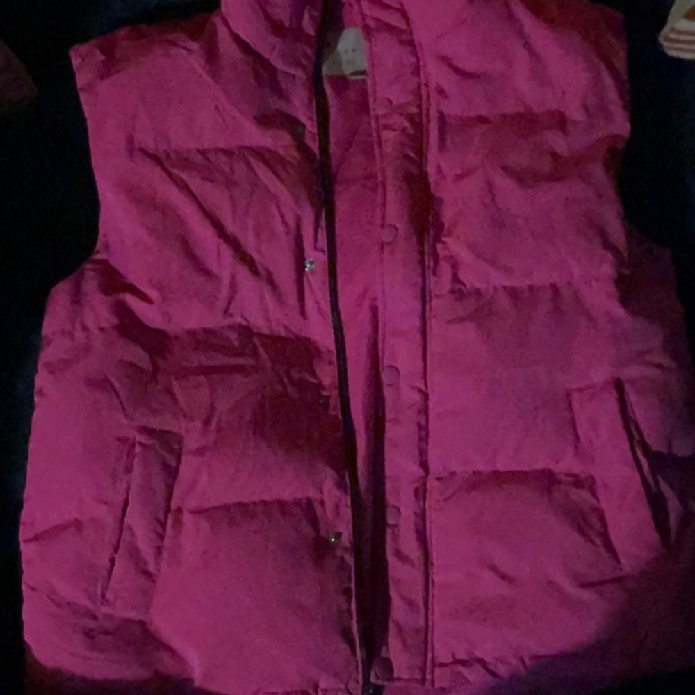 Pink Puffer Vest